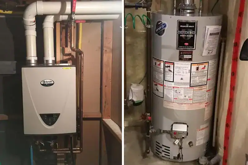 Traditional-Water-Heater-and-Tankless-Water-Heater